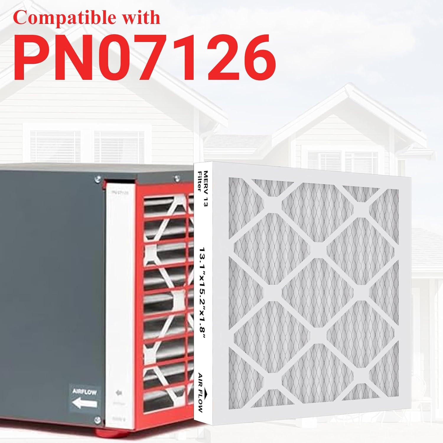 PN07126 MERV 13 Dehumidifier Filter Replacement Compatible with Sanidry Sedona Dehumidifier PN07126 Replacement Dehumidifier Grille Filter 4 Packs