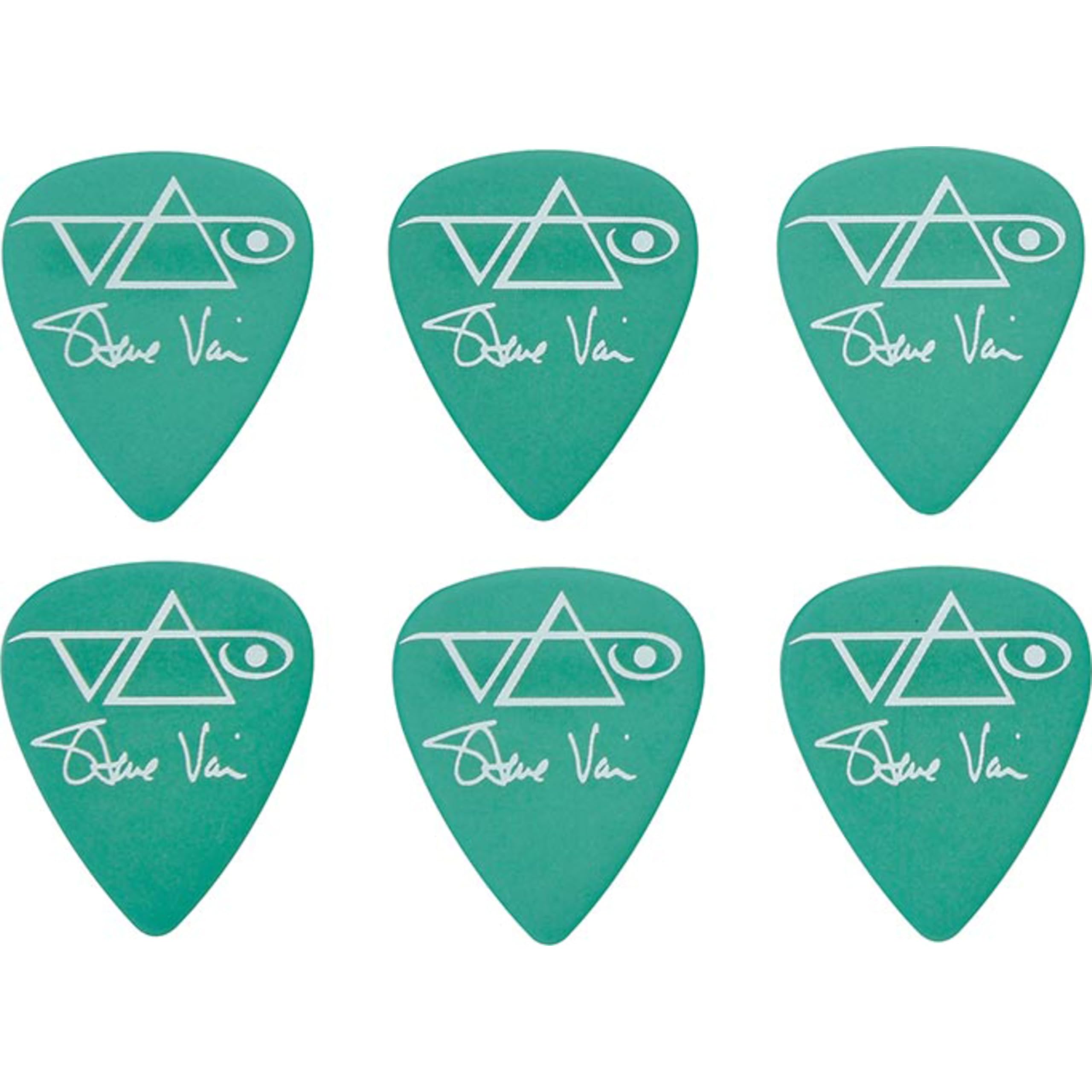 Ibanez Plectrums Steve Vai, Blister Pack Of 6 - Green