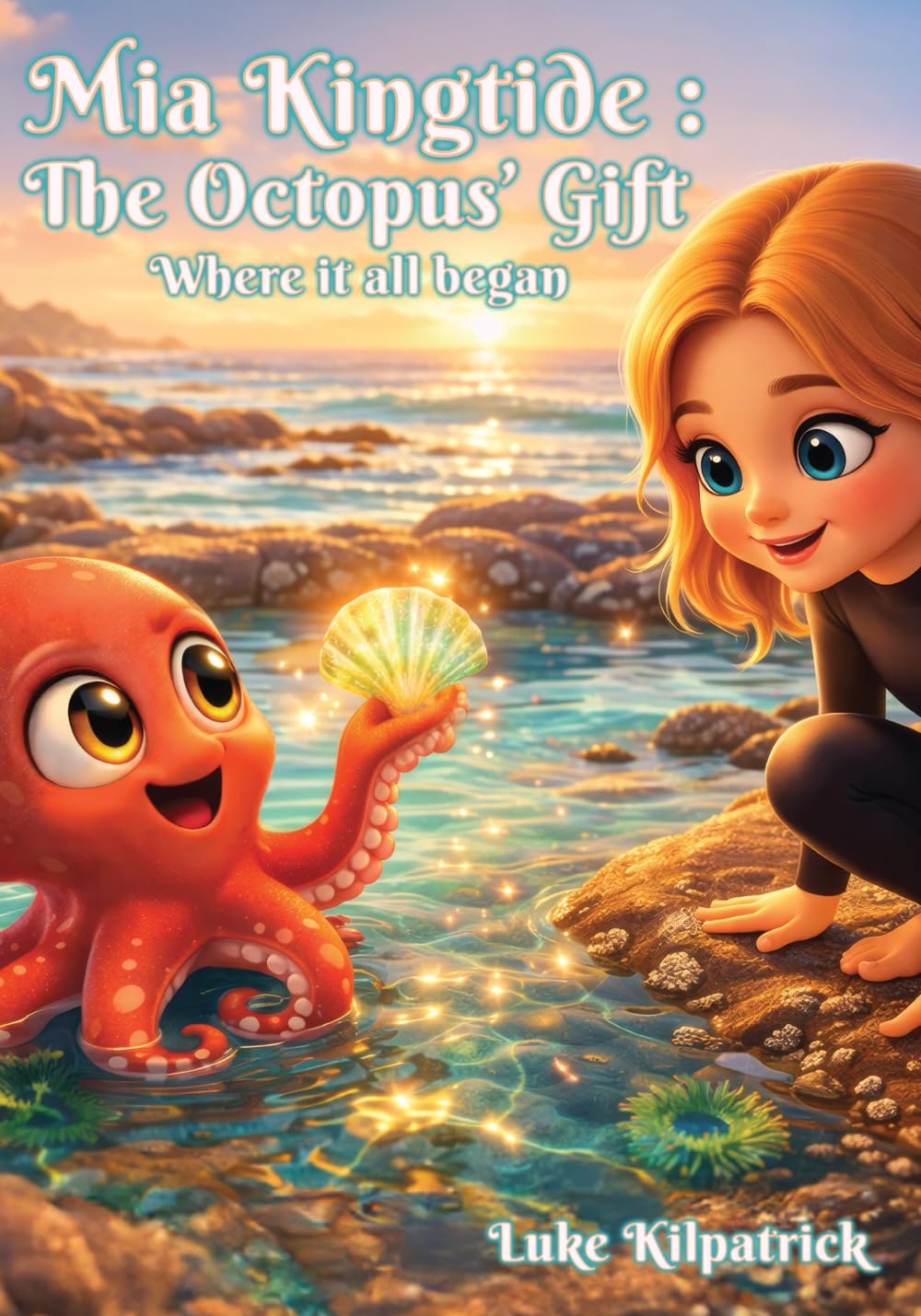 Mia Kingtide - the Octopus's Gift - Where It All Began: A Story about Marine Biology, Family, and Self-Confidence (Mia Kingtide’s Illustrated Adventures)