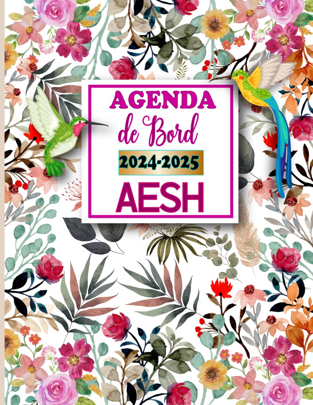 Agenda de Bord 2024/2025 AESH: Planificateur et Organisateur pour les Accompagnants des élèves en Situation de Handicap .