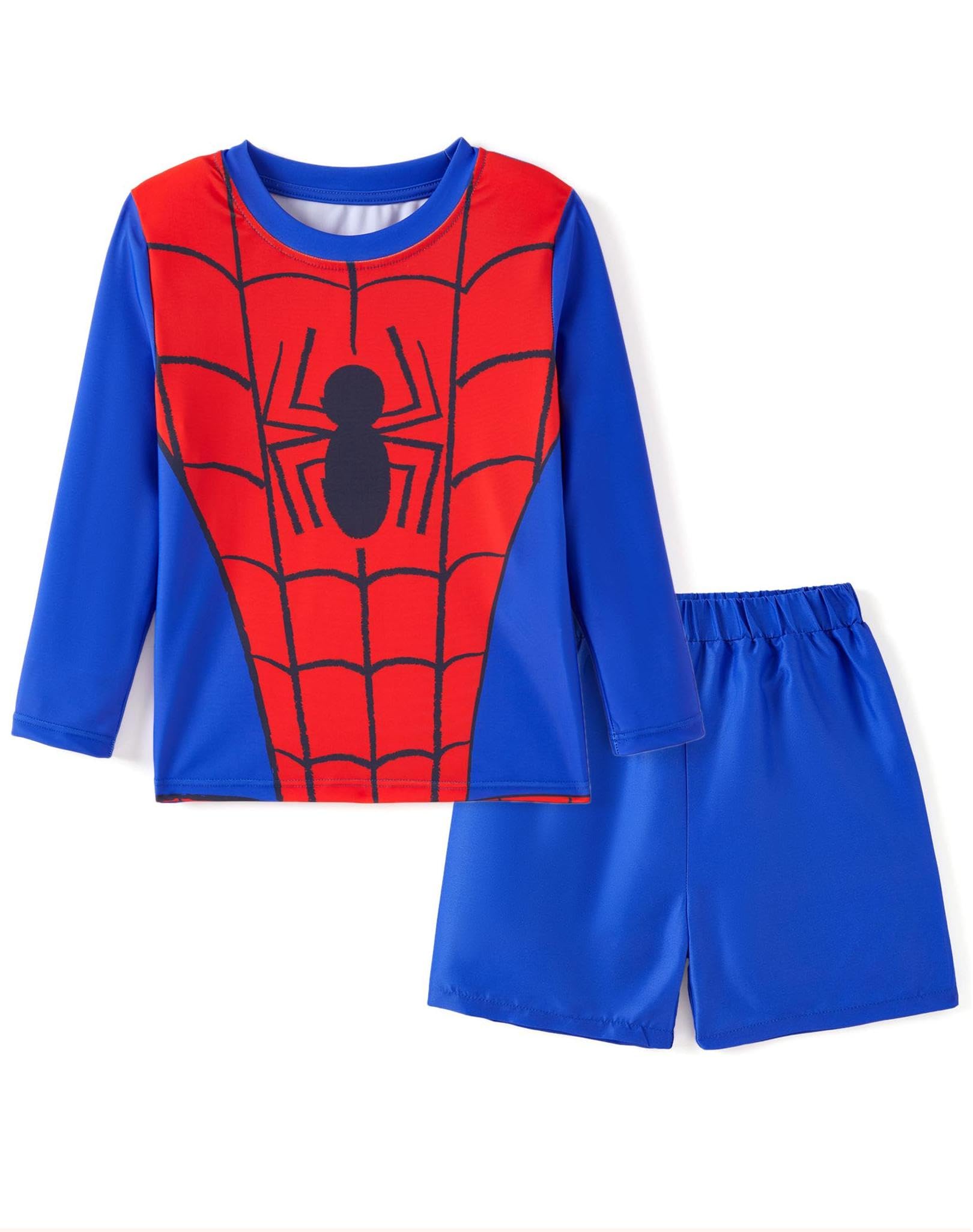 Disney Boys Spiderman Swimsuit Summer Beach Kids Rash Guard Swim Set 3M-13T