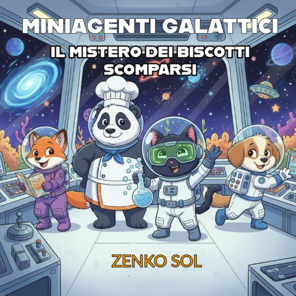 Miniagenti Galattici: Il mistero dei biscotti scomparsi: Un’avventura spaziale divertente per bambini e bambine da 6 a 9 anni.