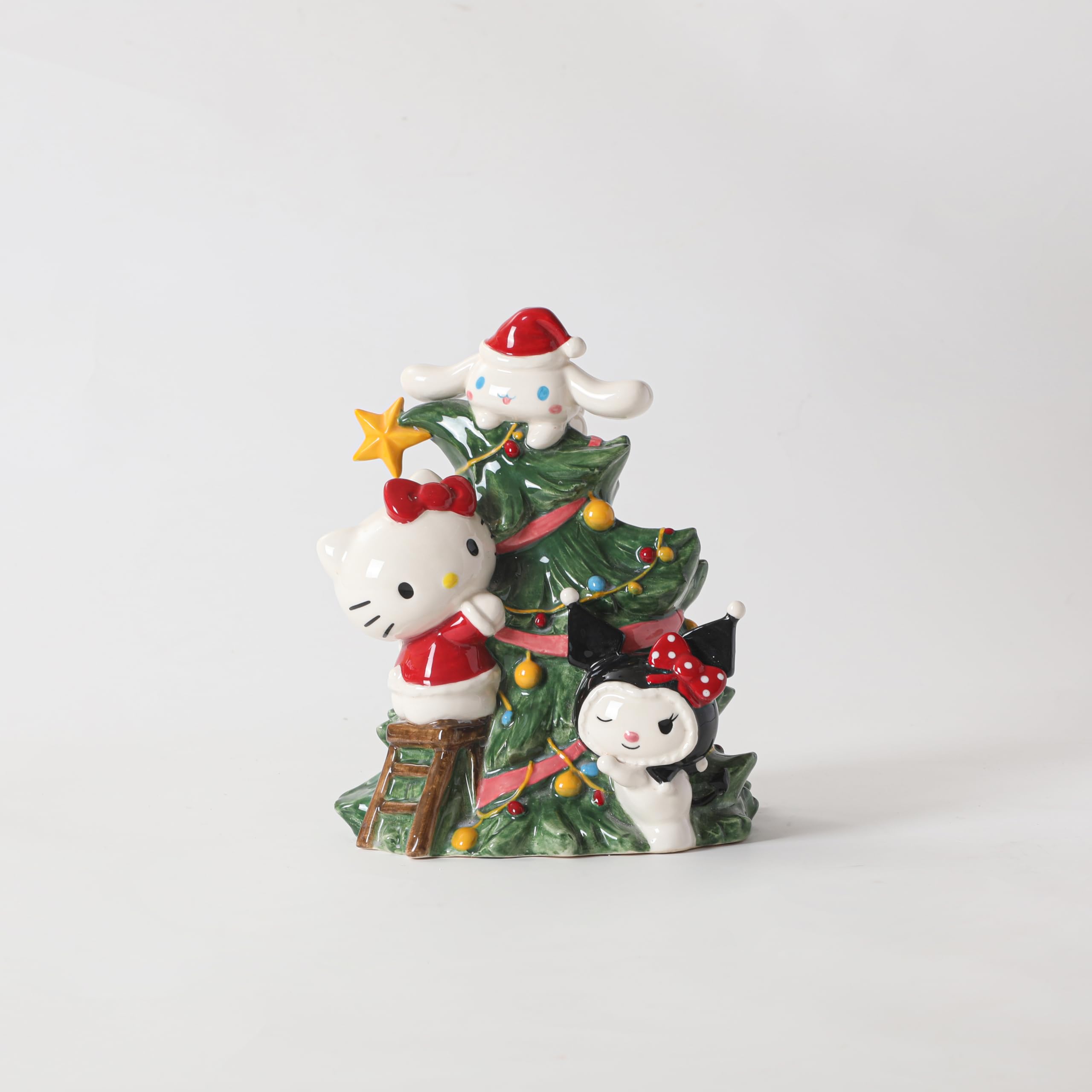 Amazon.com: Hello Kitty and Friends Decorating The Tree Figurine