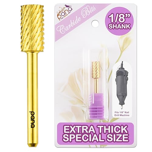 PANA Broca de uñas de gel duro o acrílico de eliminación rápida para manicura, pedicura, salón de manicura y pedicura, profesional o principiante