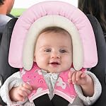COOLBEBE Plaquettes d'épaules pour bébé tout-petit, housses de ceinture de sécurité pour tous les sièges de voiture, poussette, poussettes, chaise haute (Pink Licorne)