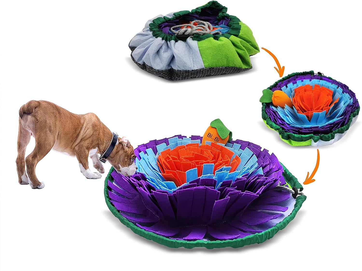 Snuffle Mat Dogs Pet Slow Feeding Mats Puppy Sniffing Pad,Slow Feeder Bowl Cat Interactive Treats Puzzle Toys for Different…