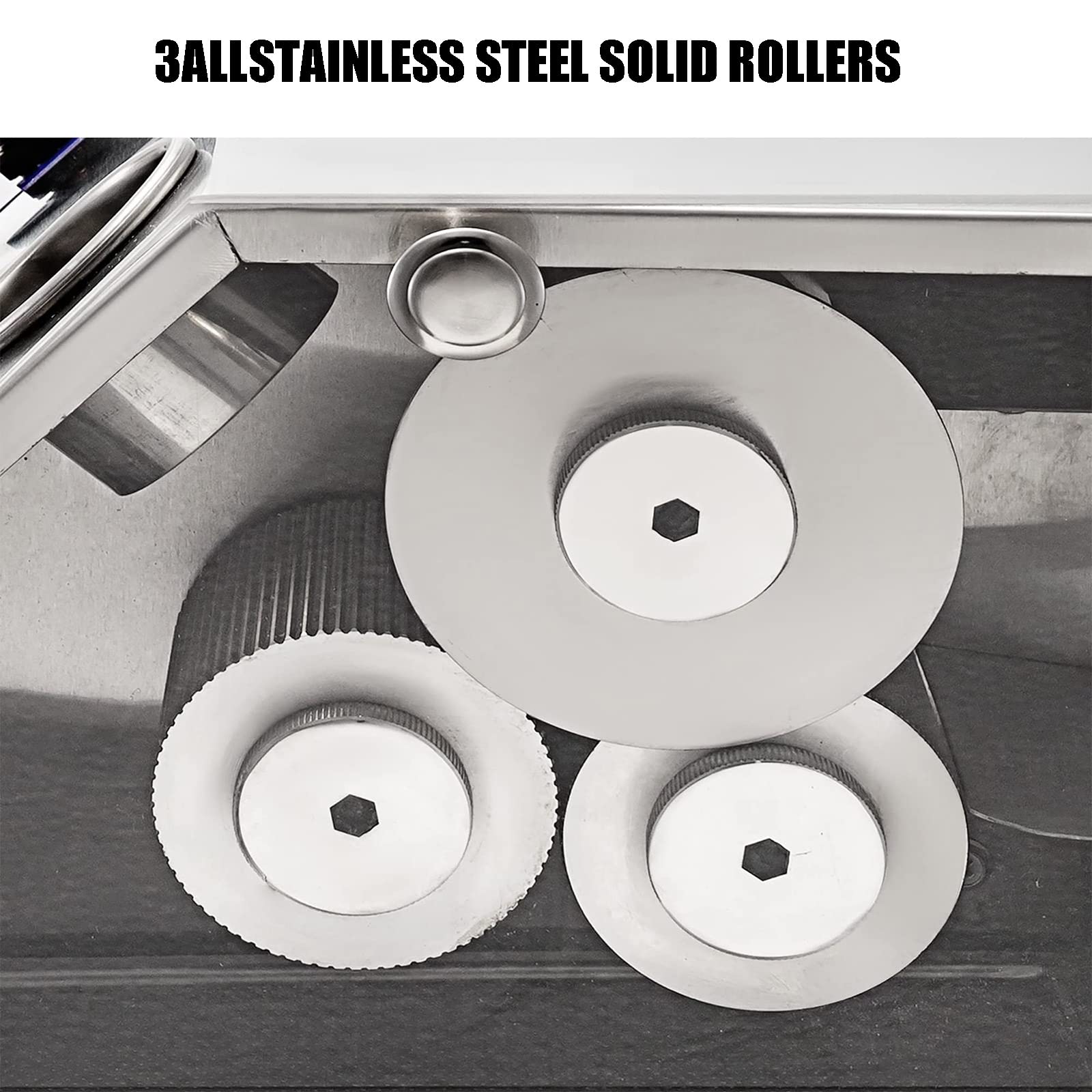 JYXYXSCP Commercial Electric Sugarcane Juicer Machine,Electric Extractor Vertical Sugarcane Machine,Juicer Countertop Slow Masticating 3-Rollders w/Feed Chute Tray