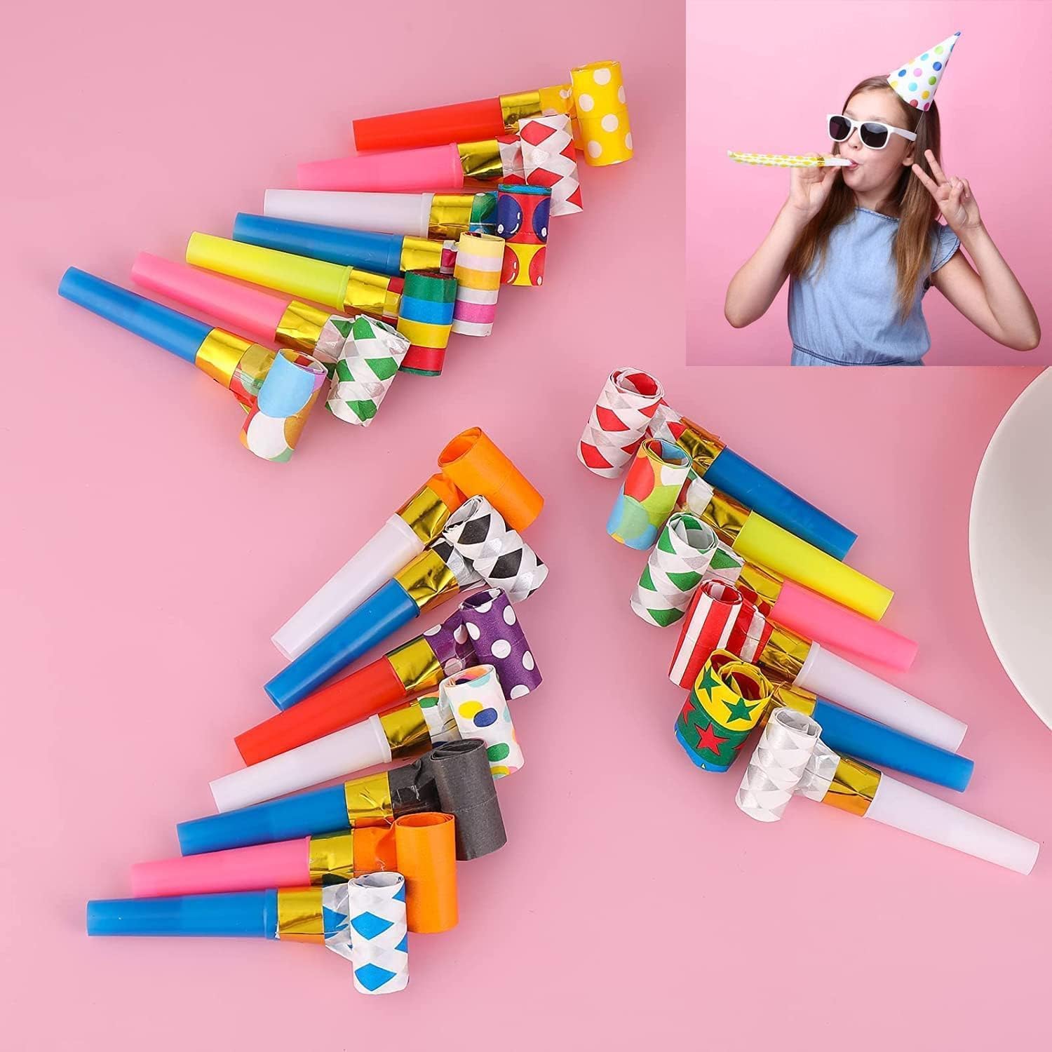Fischietto Bambini,Yiyifor 10 Pezzo Fischietto Per Bambini In Legno,Fischietti Compleanno Bambini,Strumento Per Imparare La Musica Dei Bambini,per - 4