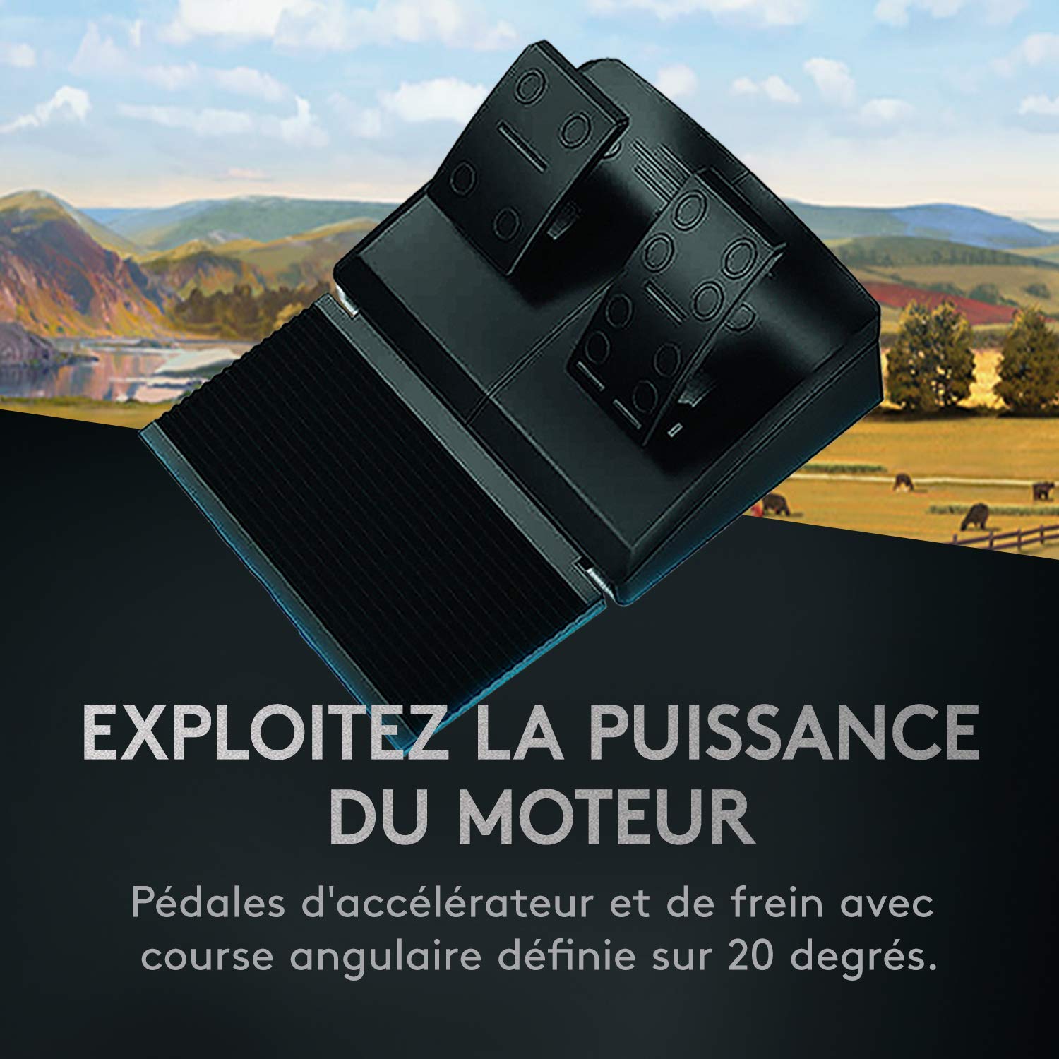 Logitech G Farming Kit di Simulazione Macchine Agricole, Volante Programmabile con Rotazione a 900 Gradi (Ricondizionato)