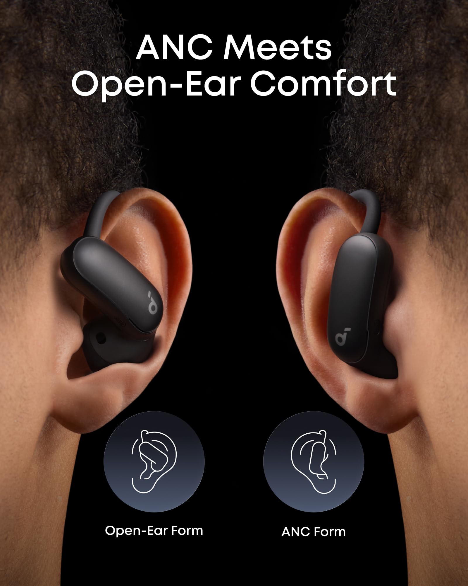 Soundcore AeroFit 2 Pro by Anker, Open-Ear and Active Noise