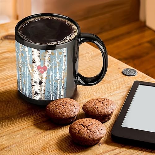 Miniatura 7 de Love Birch Tree Mug Large Ceramic Coffee Mug Tea Cups with Handle Elegant Personalized Mugs Funny Novelty Heat Resistance Cup Luxurious Cups for