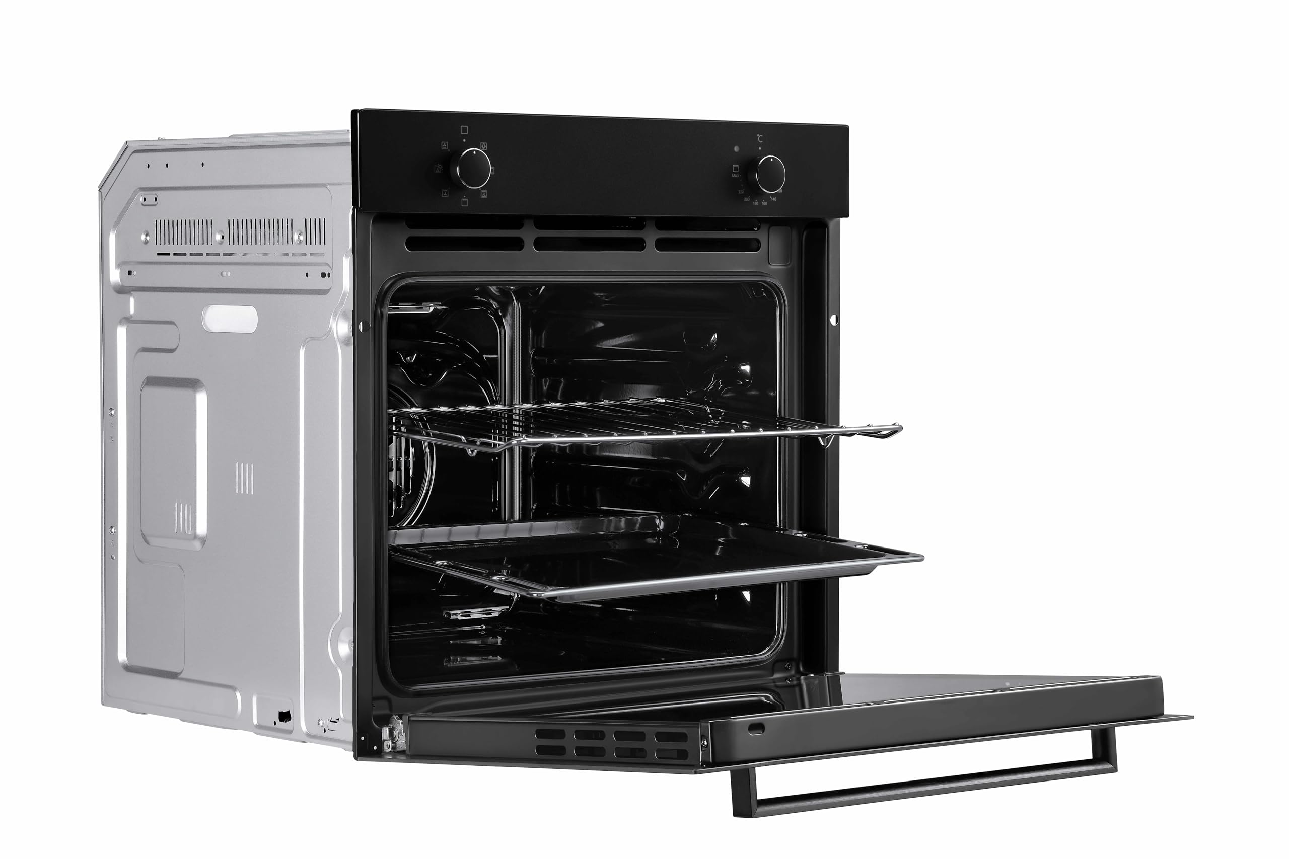 Respekta four encastrable autonome design noir mat AB121MS-26 / classe énergétique A / 72 litres / 7 modes de cuisson/fonction décongélation/cuisson assistée à la vapeur