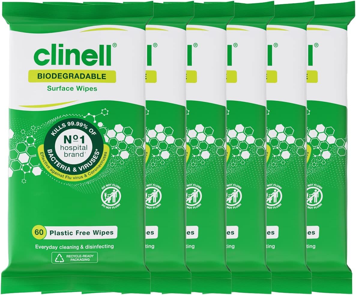 Clinell Plastic Free Wipes BCW60PF