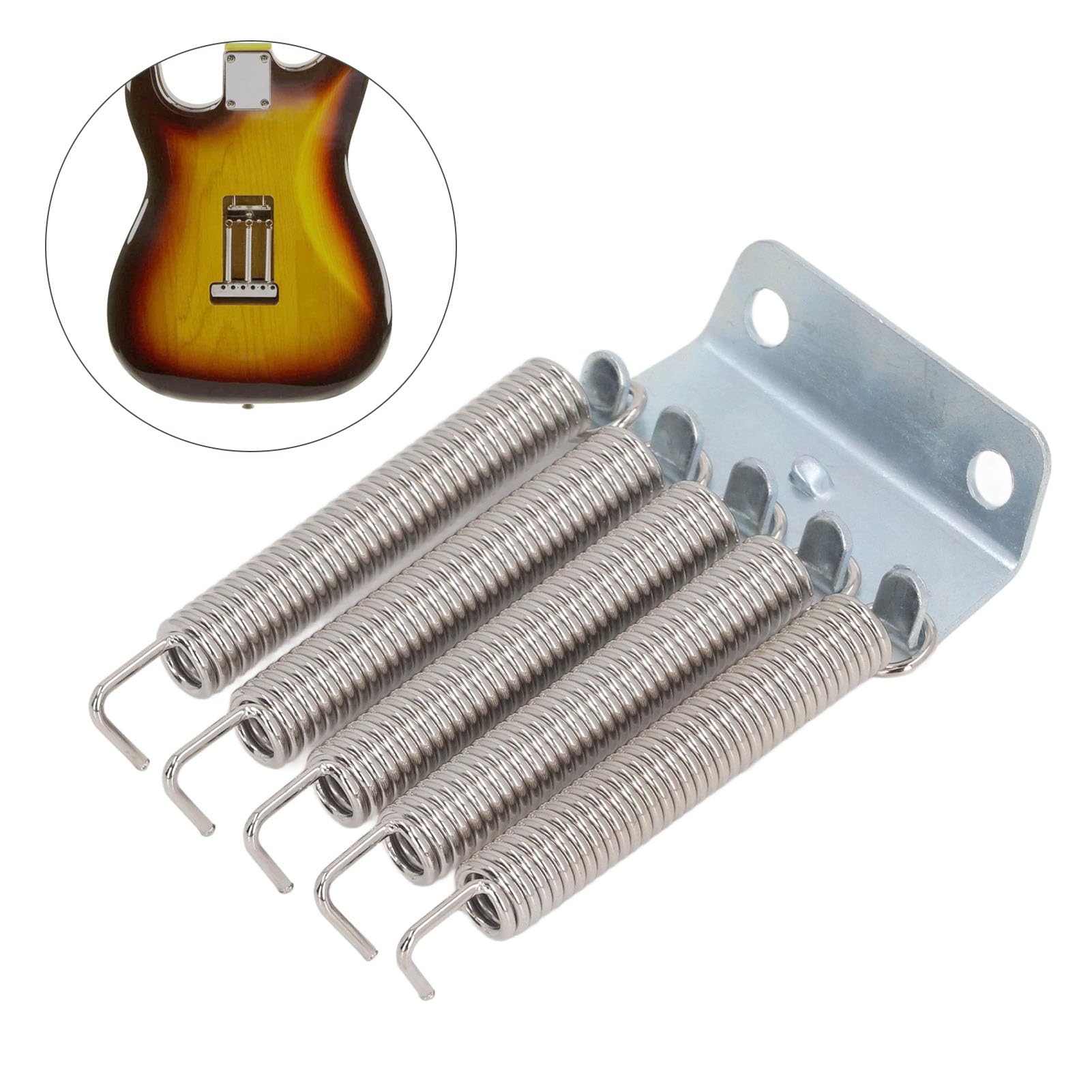 Tremolo-Feder-Stopper Für E-Gitarren – Metall, Stabilisiert Brückensystem, Inkl. Schraubenschlüssel