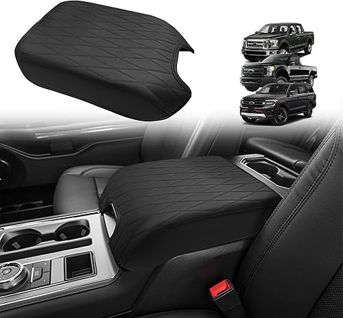 Miniatura 87 de Muslogy Funda para reposabrazos de consola central compatible con Chevy Silverado/Tahoe y GMC Sierra/Yukon 2007-2013, cojín para reposabrazos