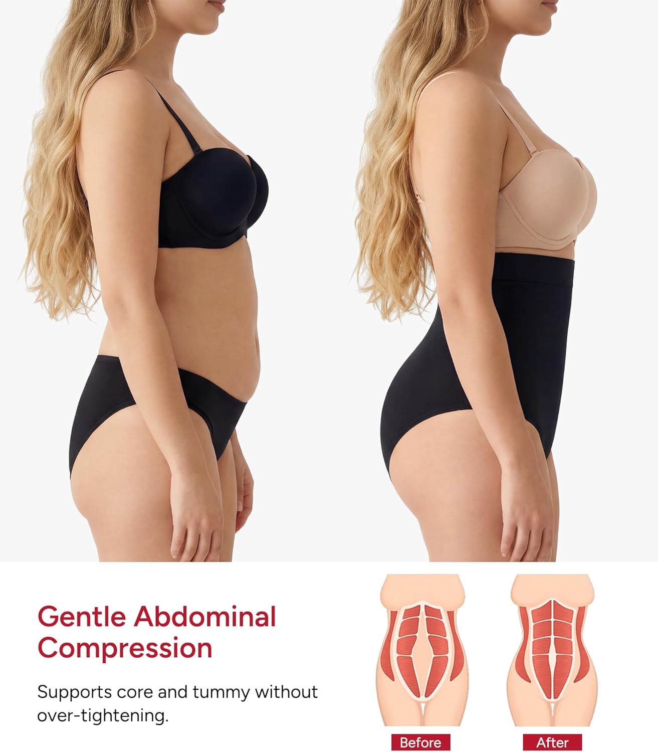 Nebility Tummy Control Shapewear Panties for Women - High-Waist Postpartum Shapewear Brief Body Shaper Girdle Butt Lift - Image 5