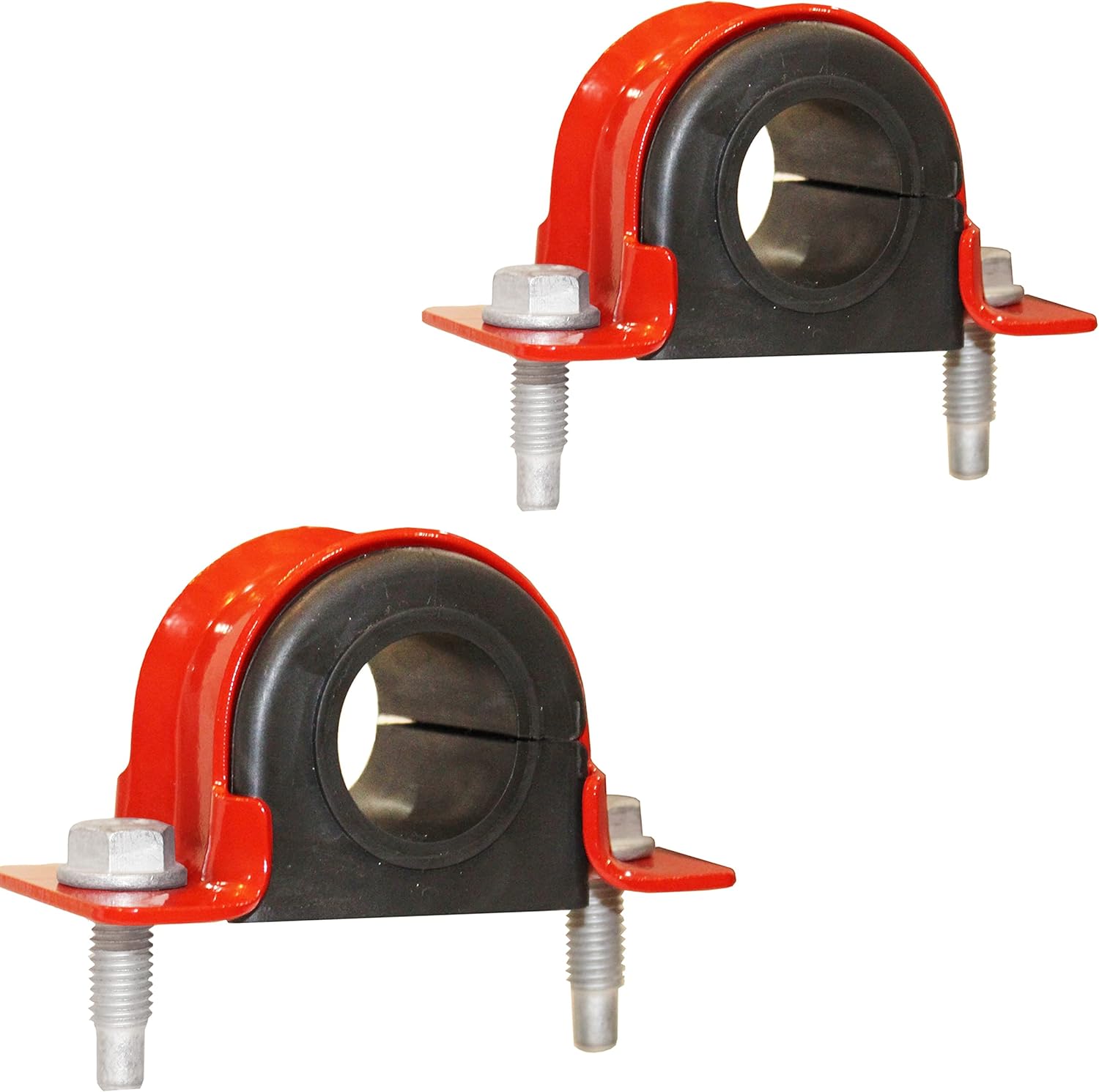 4 PC Code Red Extreme Front Sway Bar Bracket Kit + Front Bushing Kit FITS Explorer, Mountaineer '02-05, Explorer Sport Trac 4WD 01-05, Aviator 03-05, Ranger 98-11, Bushings Made In The USA