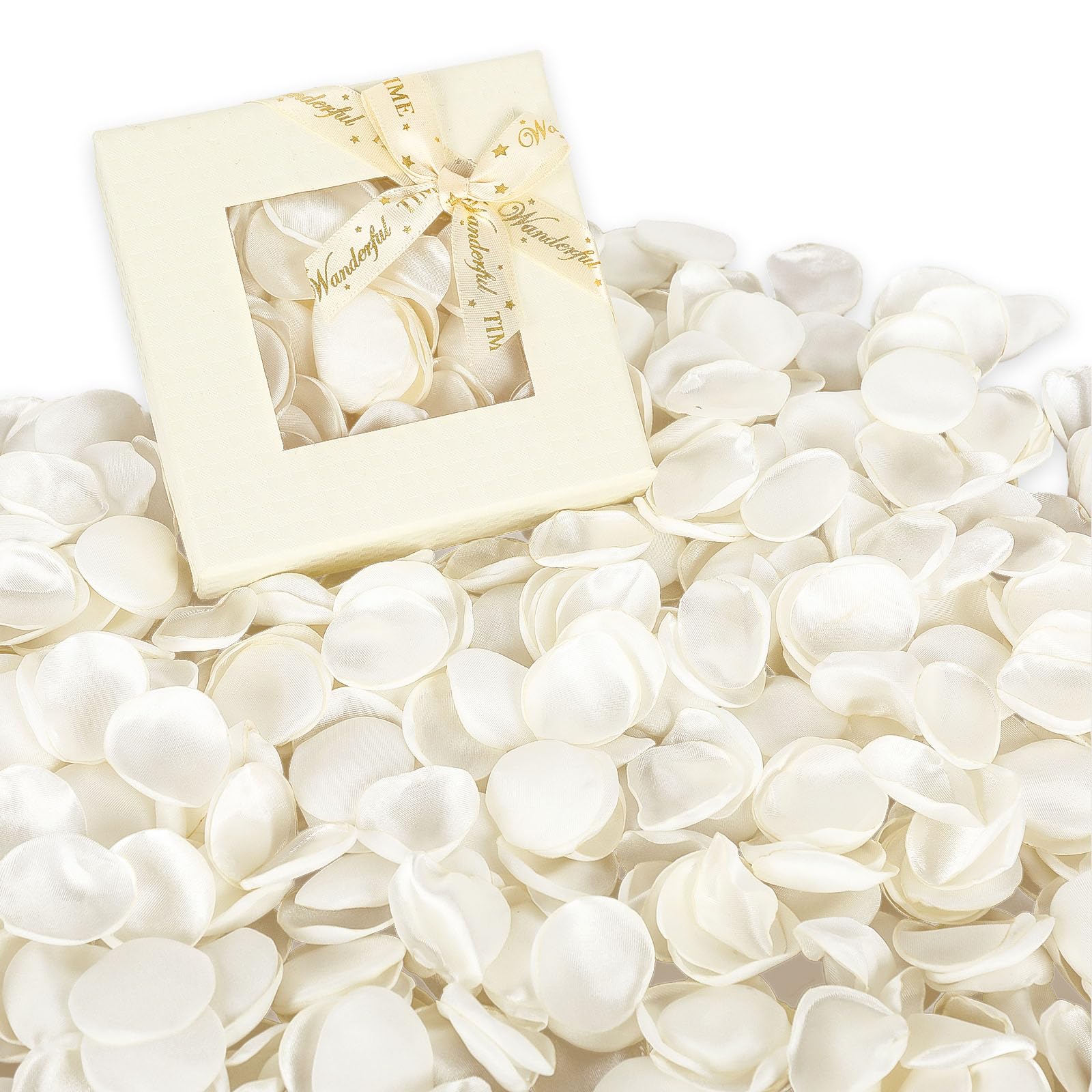 Pétales de rose en soie pour une allée de mariage romantique et centres de table parfaits
