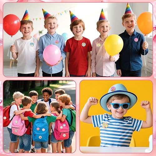 Miniatura 7 de SEPGLITTER 54 piezas de broches de botones de 100 días de escuela, insignias para 100 días de escuela, decoraciones de fiesta, estudiantes, jardín