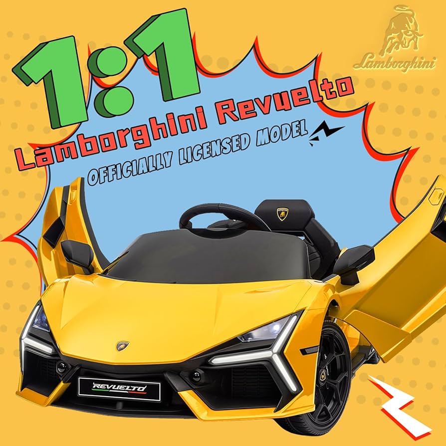 Amazon.co.jp: KerryYoo SP03 ランボルギーニ 電動乗車 子供用