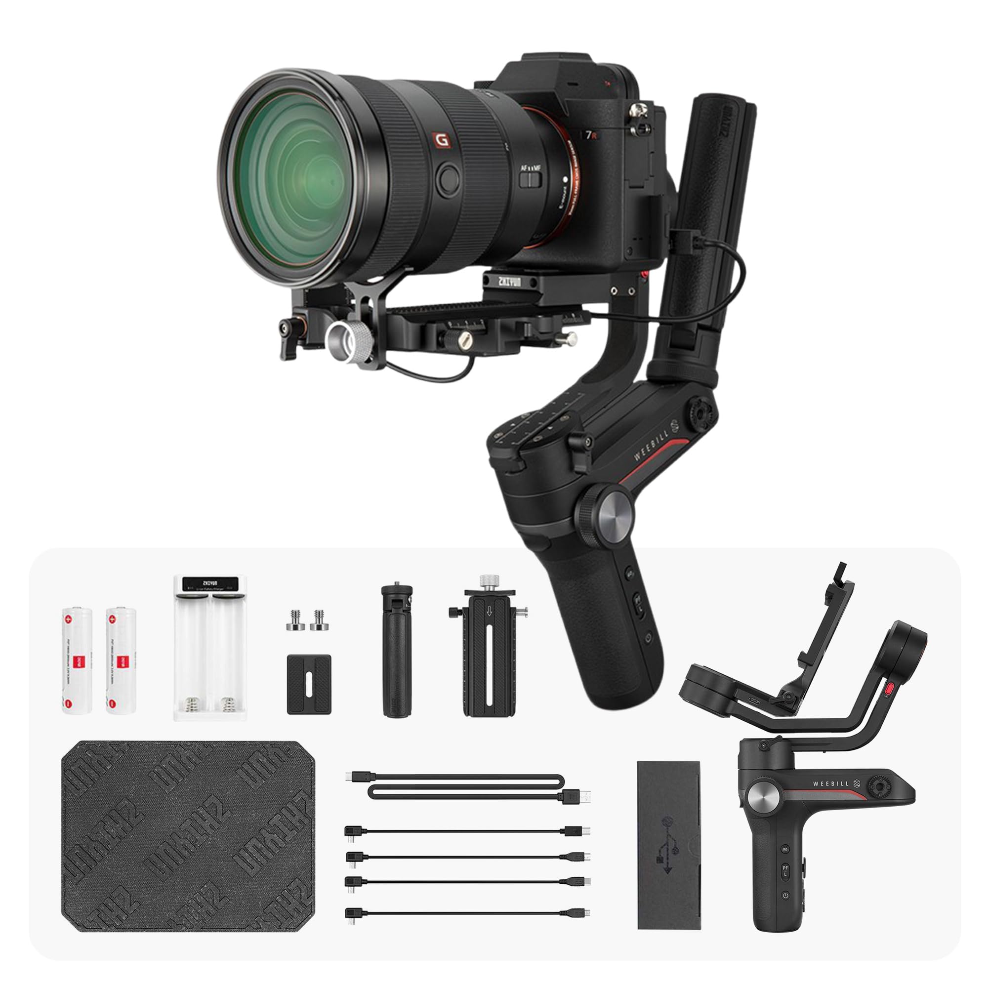 Zhiyun WEEBILL-S - Estabilizador de 3 Ejes para cámara réflex Digital Cámara de Fotos compacta