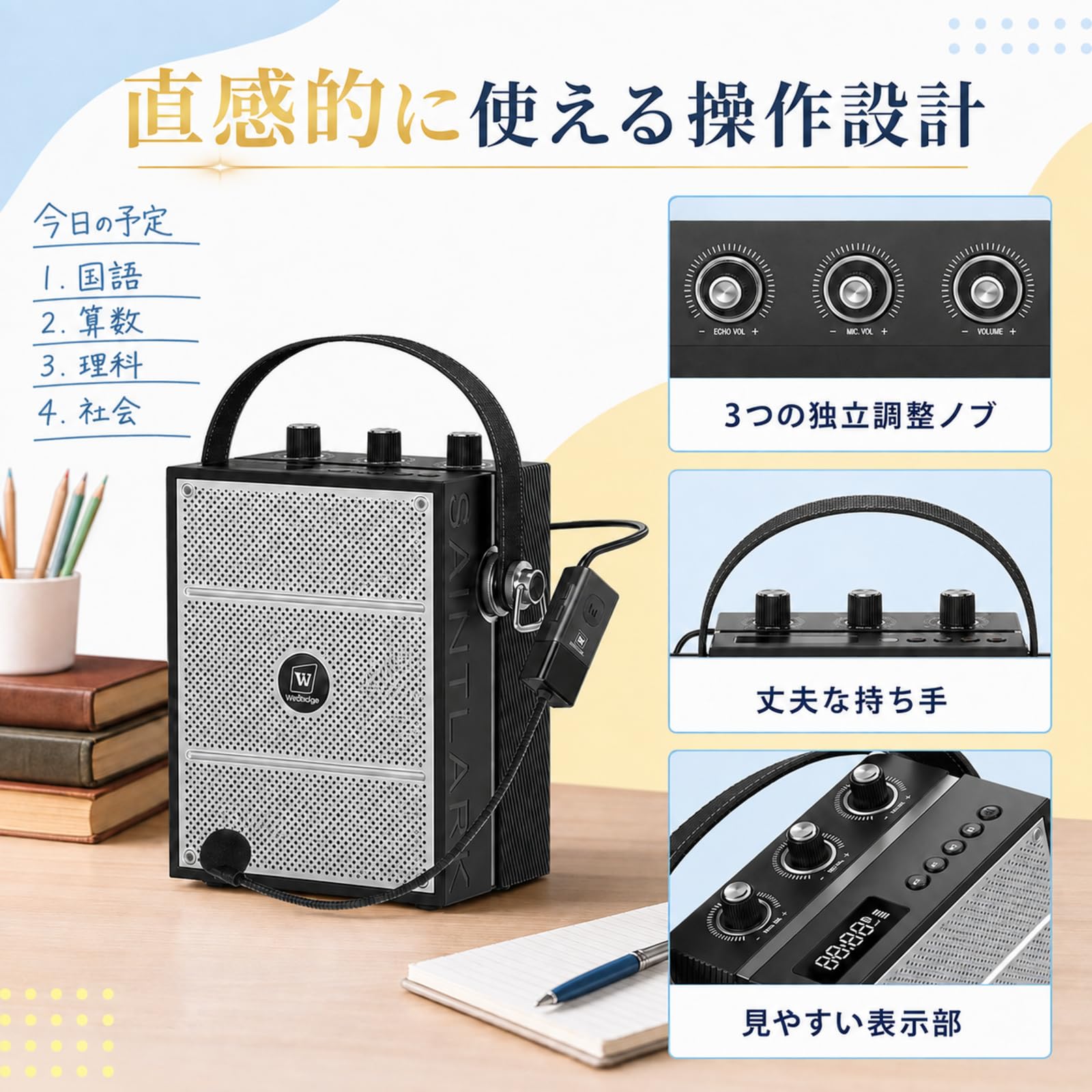 wwinbridge拡声器ヘッドセットマイク大音量ハンズフリー拡声器PAシステム Amazon.co.jp: wwinbridge 拡声器 ヘッドセットマイク大音量 ハンズ