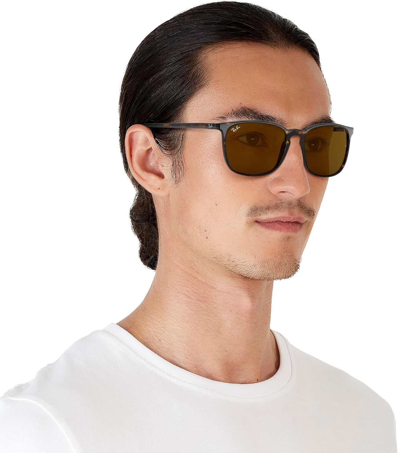 Ray-Ban Unisex Rb4387f Low Bridge Fit Square Sunglasses