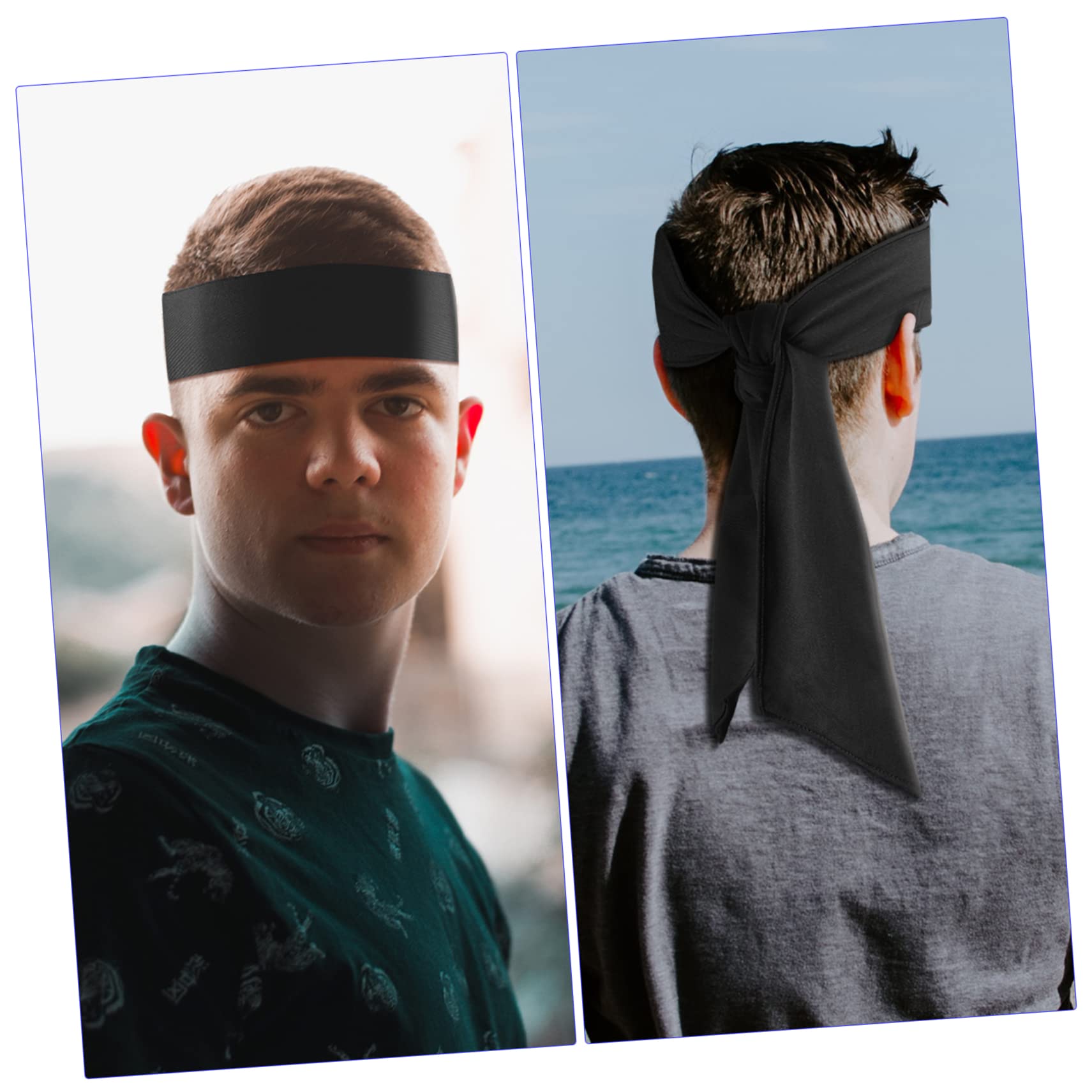 15 Piezas Diademas Ajustables para Hombres y Mujeres Bandanas Elásticas Absorbentes de Sudor Paquete de Diademas Deportivas para Actividades Baloncesto Tenis y Gimnasio