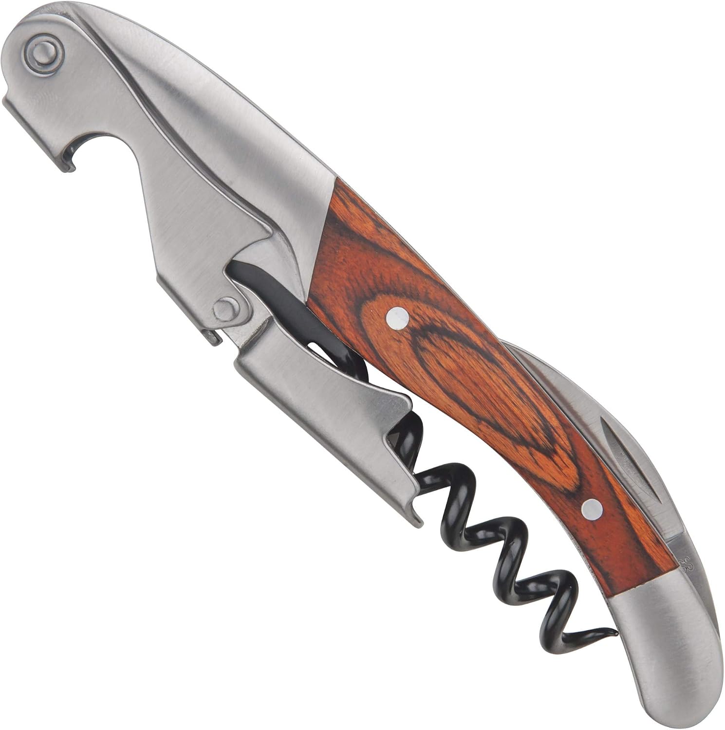 Final Touch Pro-Style Waiters Friend Corkscrew (FTA7112)