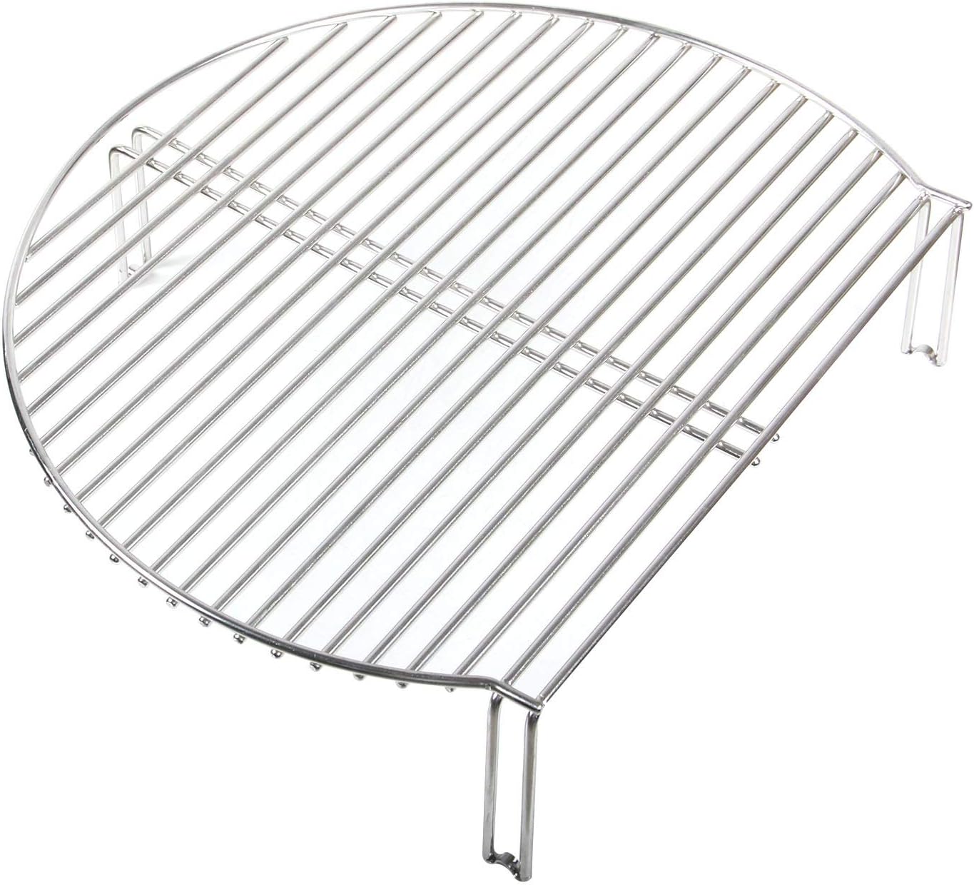 Vankey Grill Expander Rack Increase Grilling Surface Fit for Kamado Joe KJ-SCS Classic Stainless Steel