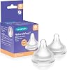 Lansinoh Natural Wave Baby Bottle Pacifier Slow Flow