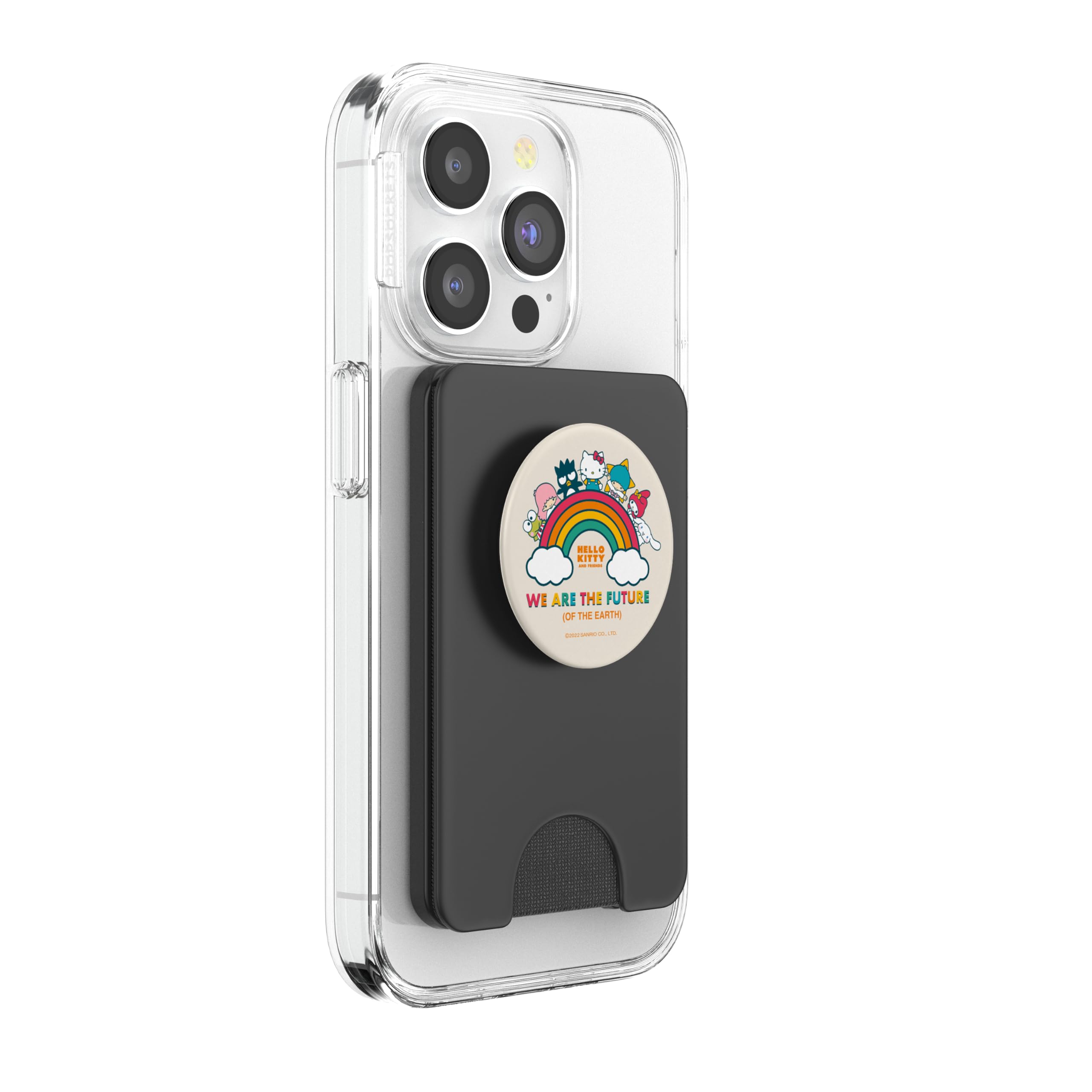 We are the future of the Earth - Hello Kitty and Friends PopSockets PopWallet for MagSafe, Black - Image 4