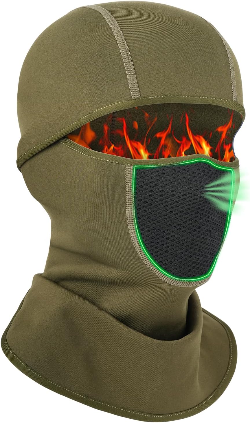 Venswell Winter Kids Balaclava Ski Mask Fleece Full Face Warmer Head Cover for Boys Girls-Skiing Cold Weather