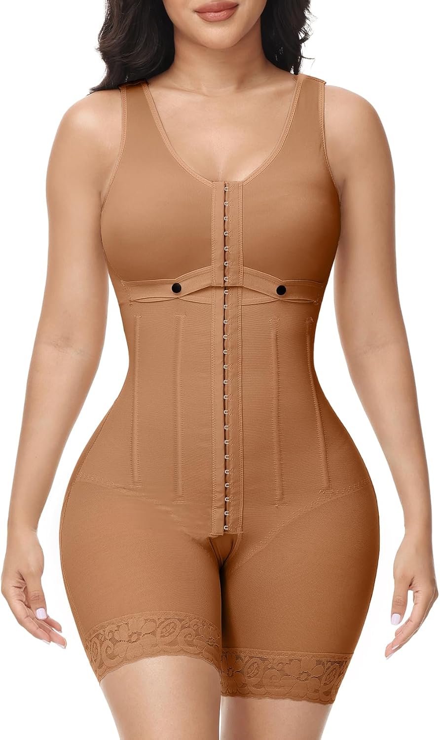 M MYODRESS Fajas Colombianas Moldeadoras Shapewear Tummy Control Post Surgery Compression Garment Postpartum Full Body Shaper