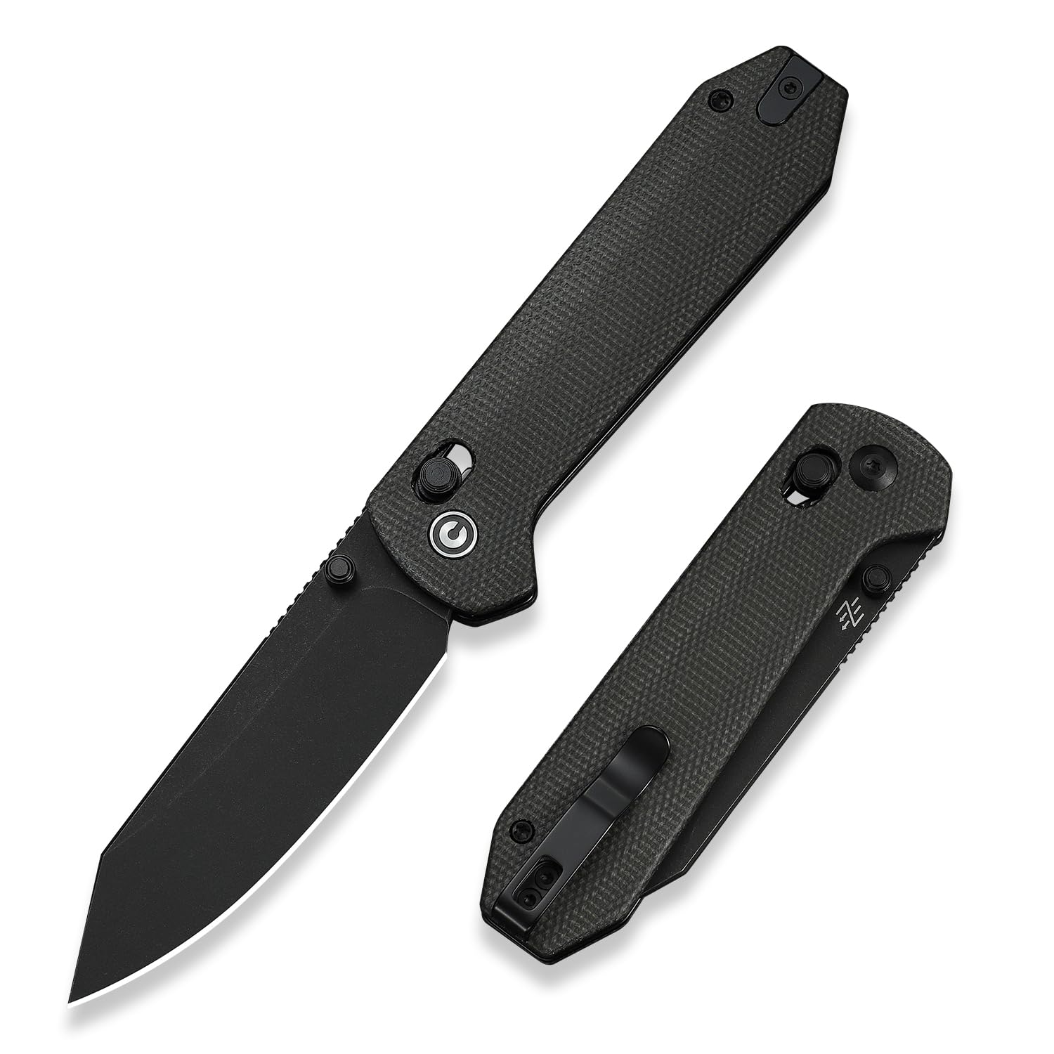 CIVIVI Over Yonder Folding Pocket Knife, Larger Award-Winning Yonder Upgrade, 3.35" 14C28N Blade Micarta Handle, Zac Whitmore Design, EDC Knife for Camping Hiking, Ideal Gift for Men Dad C25027-1