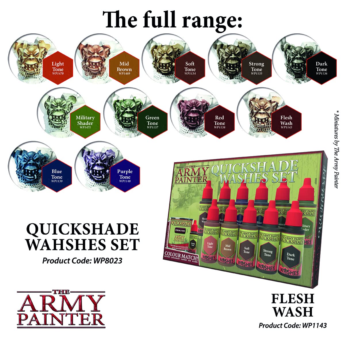 The Army Painter Flesh Wash - Quickshade Wash - Non-Toxic