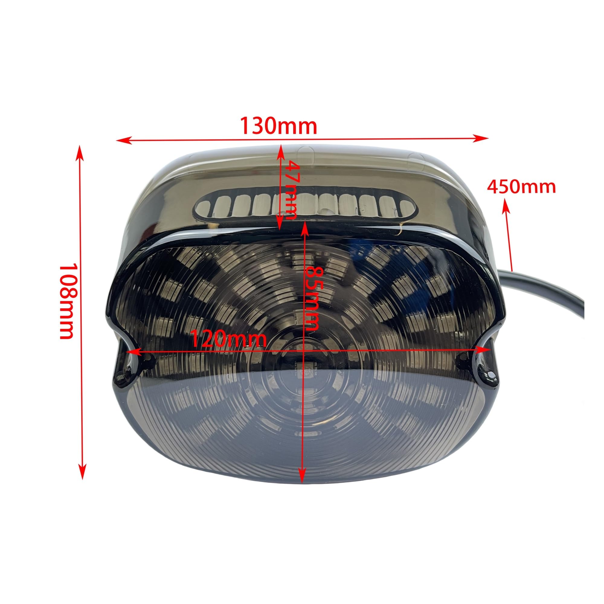 Per Sportster Per Softail Per Dyna Lay Per Down Luce Posteriore Per Moto A LED Freno Stop Luci Freno(Color-041)
