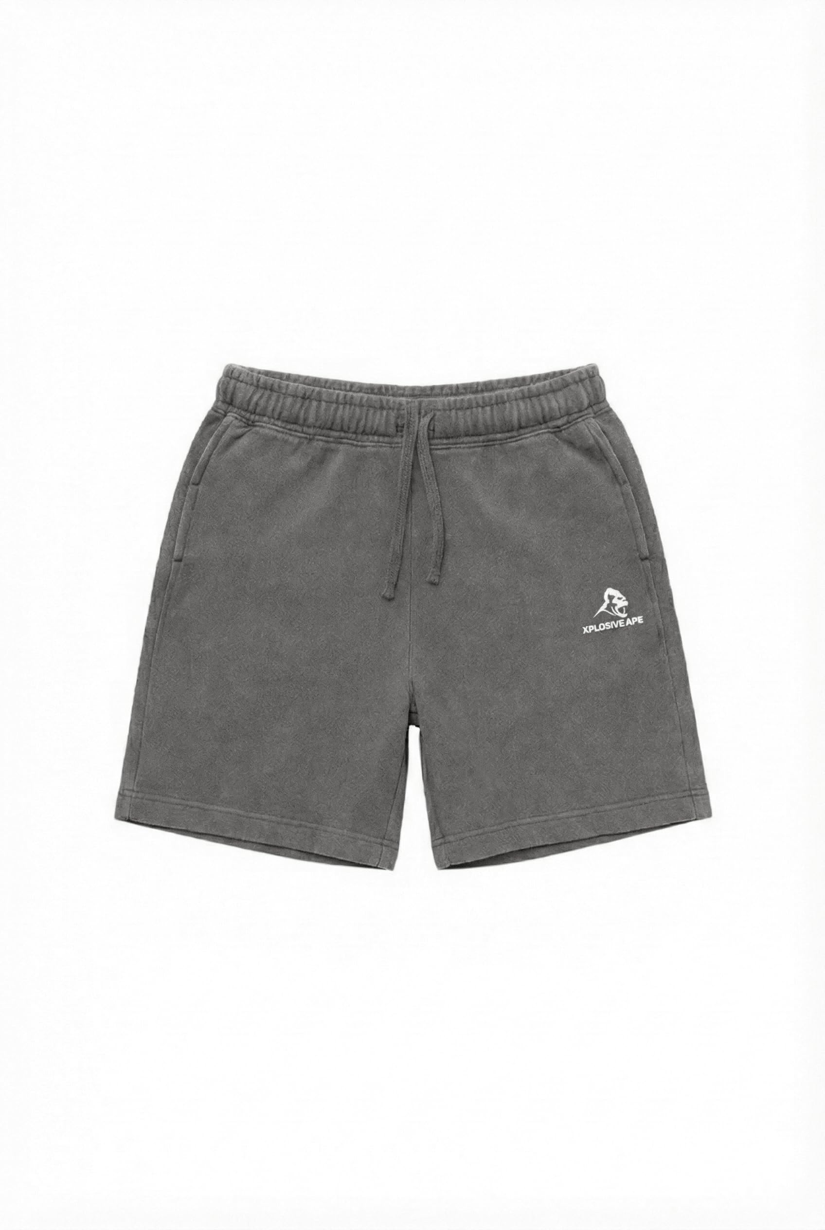 Xplosive Ape XAPE Vintage Wash Shorts - Charcoal S/Charcoal