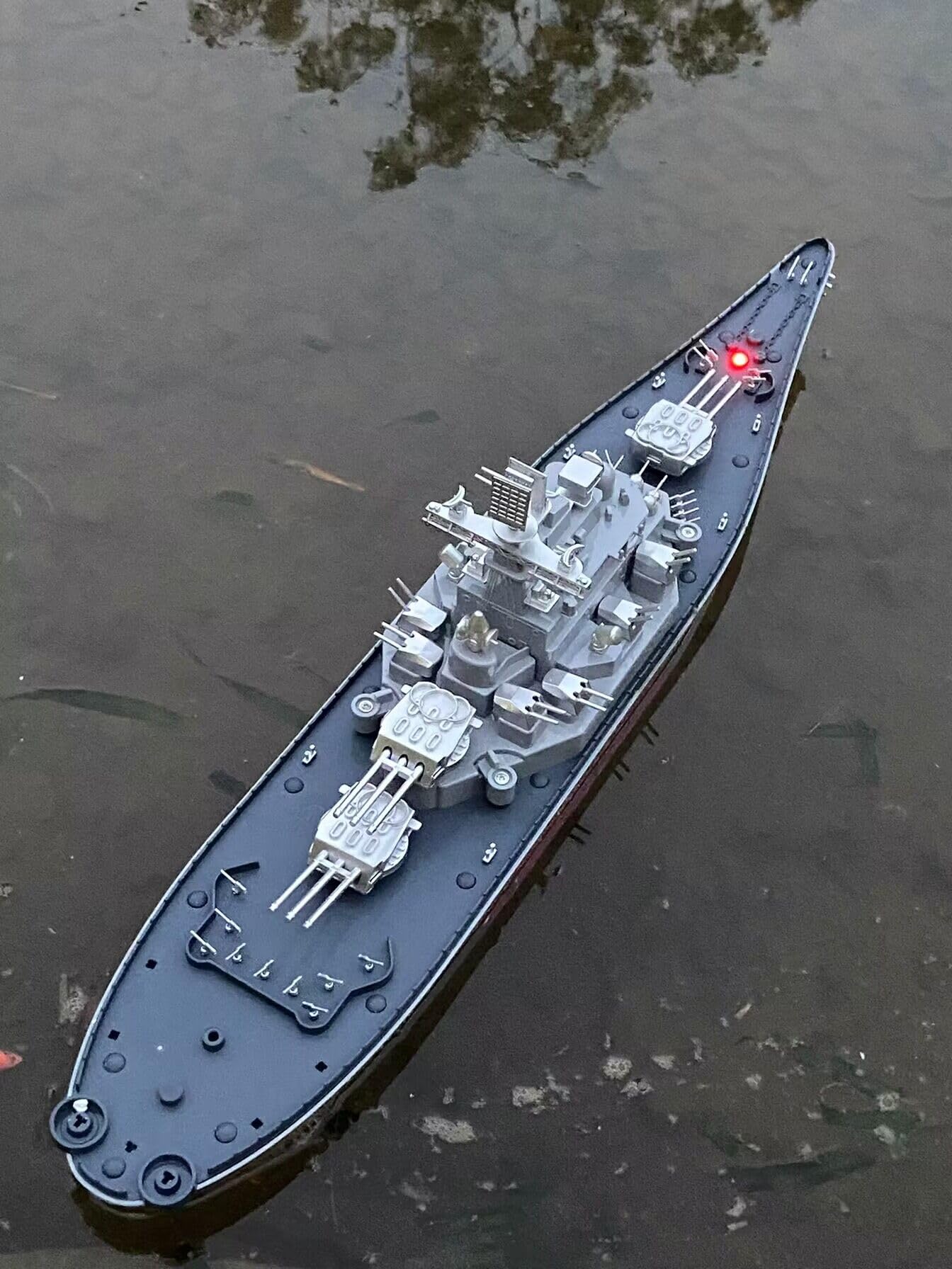 Amazon.co.jp: 大型リモコン戦艦61 CM大型船体レトロ高速リモコン軍艦