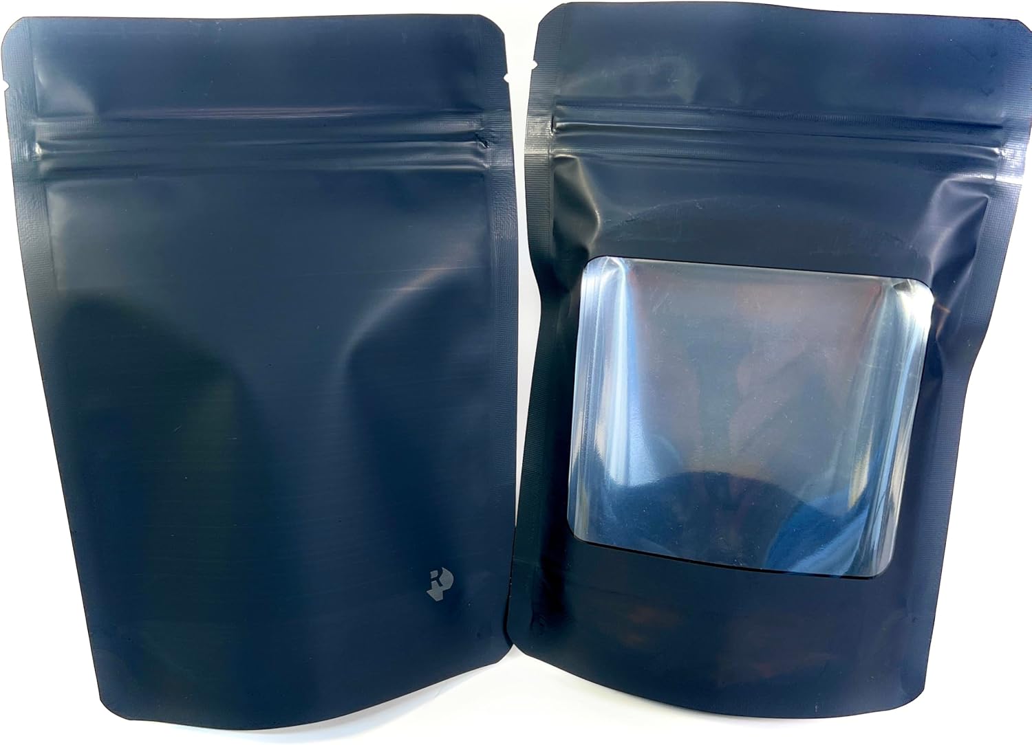 100 Pack Smell Proof Mylar Bags Resealable Ziplock Stand Up Foil Pouch. Ultra-Clear Window Not Frosted or Foggy. 4 Mil Thick. Storage, Sample, Travel and Display. ROYPACK (4.5 x 6.5 inch Medium) image 3