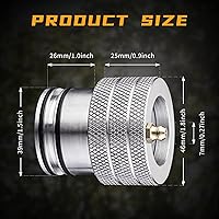 Vista 5 de QUICKWOLF Maverick X3 Herramienta de grasa para rodamientos de rueda, 1.535 in X3 grasa para rodamientos de rueda compatible con Can Am Maverick X3