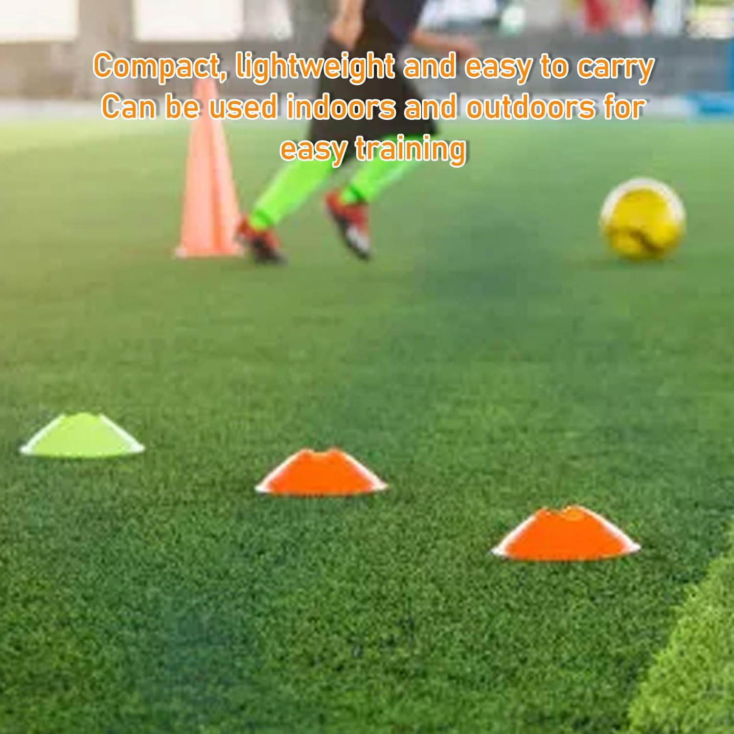 DAUERHAFT Speed Agility Training Kit with Agility Ladder Soccer Cones Carrying Bag for Soccer Training and Speed Training Equipment