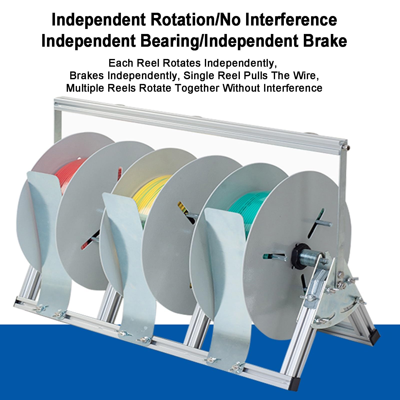 Resistente porta avvolgicavo pieghevole – Supporto regolabile per organizzare cavi elettrici, corde e paracord in modo efficiente