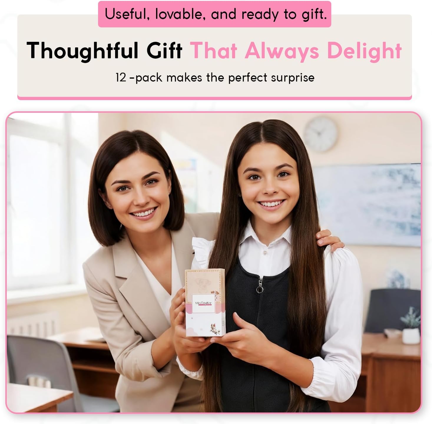 12 Pack Accordion Style 3” x 3” Dog Sticky Notes for Women | Cute Animal Notepads for Office & School Use | Small to Do List Memo Pads | Funny Stationery Gifts for Students & Teachers | 50 Sheets Each - Image 7