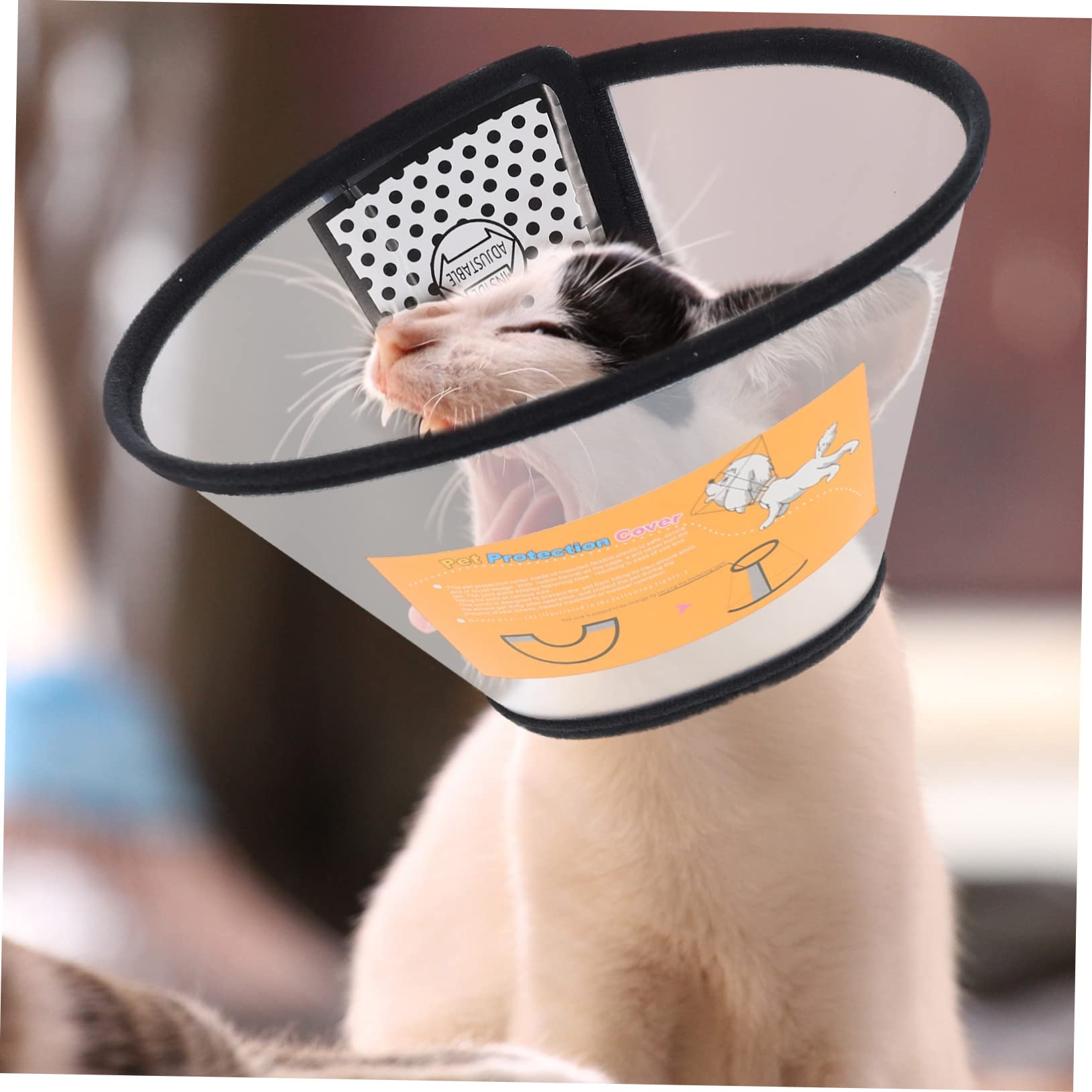 BESPORTBLE 6pezzi Collare Elisabettiano Per Cani e Gatti Da Collare Di Comfortevole Morbido Adatto Per Circonferenze Per Periodo