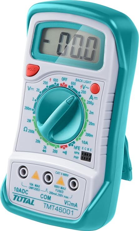 MR LIGHT TOTAL Iron Pocked Sized Digital Multimeter (Multicolour)