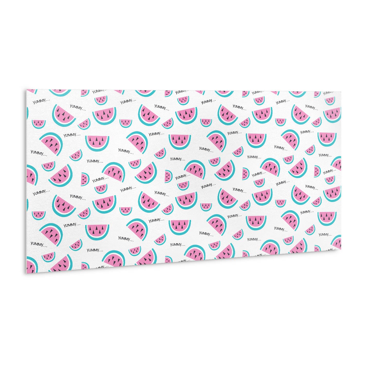 Autocollants 100x50cm Tulup anti-humidité pastèque comique