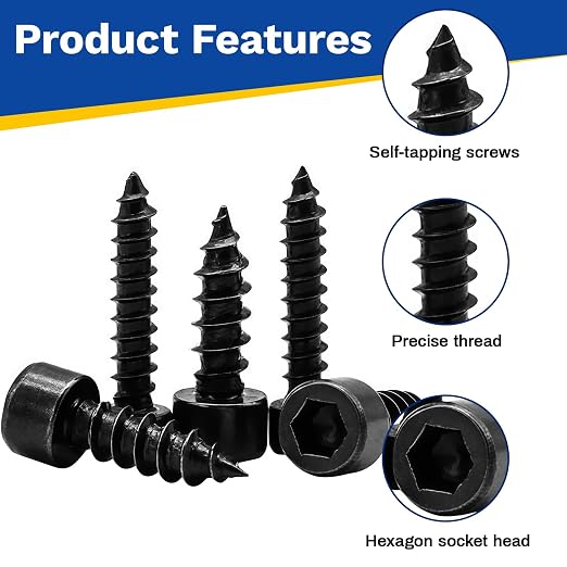 Tornillos hexagonales M3 pack 550 acero carbono miniatura 3