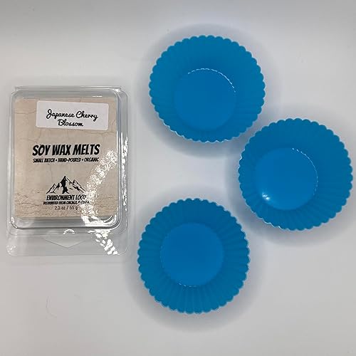 Paquete de 3 forros de silicona reutilizables para derretir cera, sin ensuciar, sin limpieza, a prueba de fugas para cubos de cera perfumada y cera