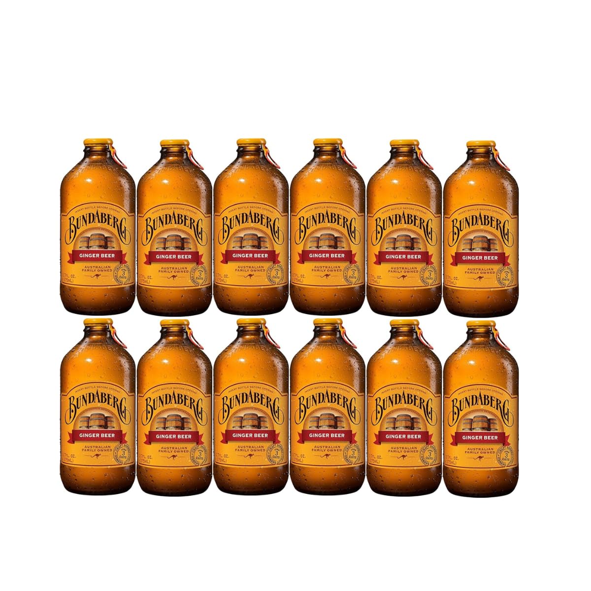 Amazon.co.jp: Bundaberg Ginger Beer 375 ml (Pack of 12) : 食品